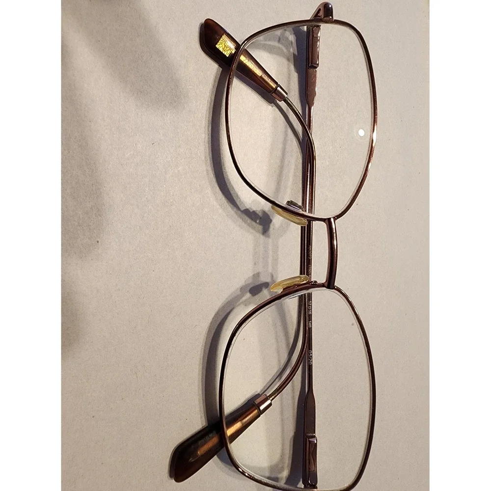 Anne Klein AK5073 Rose Gold Rectangular Eyeglasses Frames 52-16-140 Womens